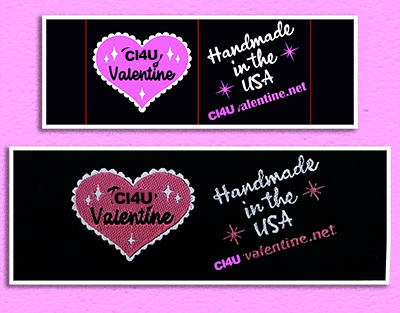 Custom labels for handmade bags